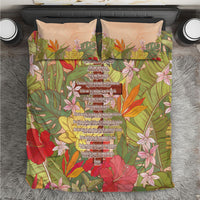 Mahalo Hawaii - Ka Pule a ka Haku Bedding Set Tropical Flowers