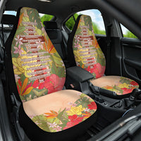 Mahalo Hawaii - Ka Pule a ka Haku Car Seat Cover Tropical Flowers