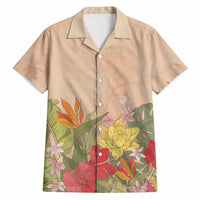 Mahalo Hawaii - Ka Pule a ka Haku Hawaiian Shirt Tropical Flowers