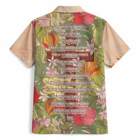 Mahalo Hawaii - Ka Pule a ka Haku Hawaiian Shirt Tropical Flowers