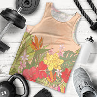 Mahalo Hawaii - Ka Pule a ka Haku Men Tank Top Tropical Flowers