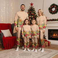 Mahalo Hawaii - Ka Pule a ka Haku Christmas Pajama Set Tropical Flowers