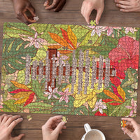 Mahalo Hawaii - Ka Pule a ka Haku Puzzle Tropical Flowers