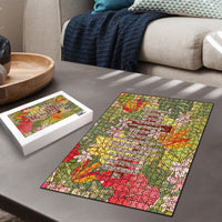 Mahalo Hawaii - Ka Pule a ka Haku Puzzle Tropical Flowers