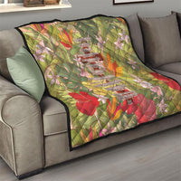 Mahalo Hawaii - Ka Pule a ka Haku Quilt Tropical Flowers
