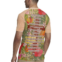 Mahalo Hawaii - Ka Pule a ka Haku Rugby Jersey Tropical Flowers