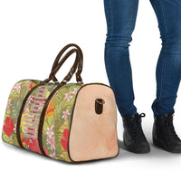 Mahalo Hawaii - Ka Pule a ka Haku Travel Bag Tropical Flowers