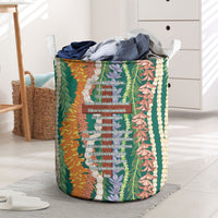Mahalo Hawaii - Ka Pule a ka Haku Laundry Basket Mixed Lei