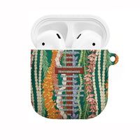 Mahalo Hawaii - Ka Pule a ka Haku AirPods Case Mixed Lei