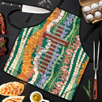 Mahalo Hawaii - Ka Pule a ka Haku Apron Mixed Lei
