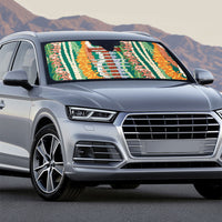 Mahalo Hawaii - Ka Pule a ka Haku Auto Sun Shade Mixed Lei