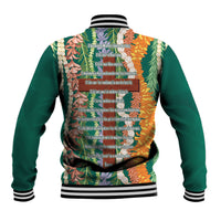 Mahalo Hawaii - Ka Pule a ka Haku Baseball Jacket Mixed Lei