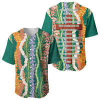 Mahalo Hawaii - Ka Pule a ka Haku Baseball Jersey Mixed Lei