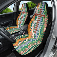 Mahalo Hawaii - Ka Pule a ka Haku Car Seat Cover Mixed Lei