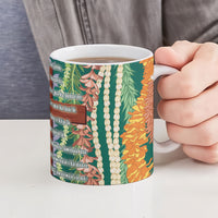 Mahalo Hawaii - Ka Pule a ka Haku Ceramic Mug Mixed Lei
