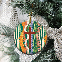 Mahalo Hawaii - Ka Pule a ka Haku Ceramic Ornament Mixed Lei