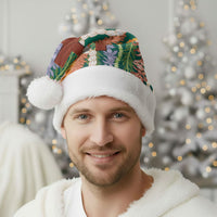 Mahalo Hawaii - Ka Pule a ka Haku Christmas Santa Hat Mixed Lei