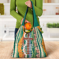 Mahalo Hawaii - Ka Pule a ka Haku Grocery Bag Mixed Lei