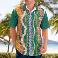 Mahalo Hawaii - Ka Pule a ka Haku Hawaiian Shirt Mixed Lei