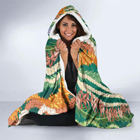 Mahalo Hawaii - Ka Pule a ka Haku Hooded Blanket Mixed Lei