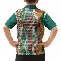 Mahalo Hawaii - Ka Pule a ka Haku Kid Hawaiian Shirt Mixed Lei