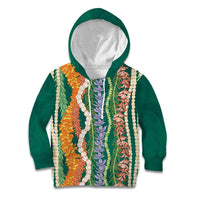 Mahalo Hawaii - Ka Pule a ka Haku Kid Hoodie Mixed Lei