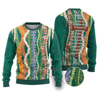 Mahalo Hawaii - Ka Pule a ka Haku Ugly Christmas Sweater Mixed Lei
