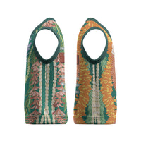 Mahalo Hawaii - Ka Pule a ka Haku Christmas Knitted V-Neck Vest Mixed Lei