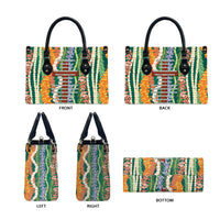 Mahalo Hawaii - Ka Pule a ka Haku Leather Bag Mixed Lei