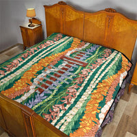 Mahalo Hawaii - Ka Pule a ka Haku Quilt Mixed Lei