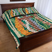 Mahalo Hawaii - Ka Pule a ka Haku Quilt Bed Set Mixed Lei