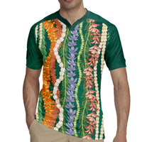 Mahalo Hawaii - Ka Pule a ka Haku Rugby Jersey Mixed Lei