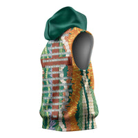 Mahalo Hawaii - Ka Pule a ka Haku Sleeveless Hoodie Mixed Lei