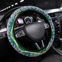 Mahalo Hawaii - Ka Pule a ka Haku Steering Wheel Cover Mixed Lei