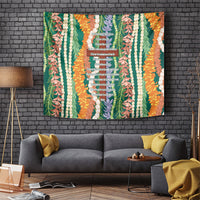 Mahalo Hawaii - Ka Pule a ka Haku Tapestry Mixed Lei