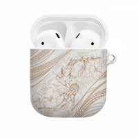 Sharks Couple Dreamy Polynesians Floral Sea AirPods Case Hazel - Polynesian Pride