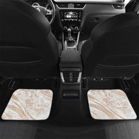 Sharks Couple Dreamy Polynesians Floral Sea Car Mats Hazel - Polynesian Pride
