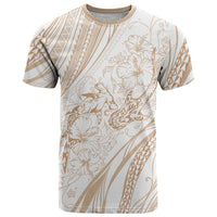 Sharks Couple Dreamy Polynesians Floral Sea T Shirt Hazel LT7 Hazel - Polynesian Pride