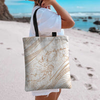 Sharks Couple Dreamy Polynesians Floral Sea Tote Bag Hazel - Polynesian Pride