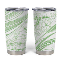 Sharks Couple Dreamy Polynesians Floral Sea Tumbler Cup Emerald LT7 Emerald - Polynesian Pride
