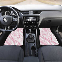 Sharks Couple Dreamy Polynesians Floral Sea Car Mats Pink - Polynesian Pride