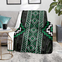 Jade Tukutuku Pattern Aotearoa Blanket Niho Taniwha and Puhoro Motifs