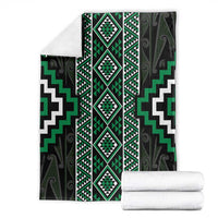 Jade Tukutuku Pattern Aotearoa Blanket Niho Taniwha and Puhoro Motifs