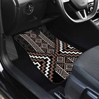 Classic Tukutuku Pattern Aotearoa Car Mats Niho Taniwha and Puhoro Motifs