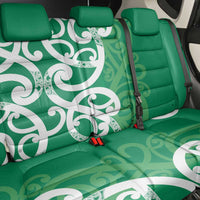 Pounamu Green Maori Back Car Seat Cover Koru Kowhaiwhai - Polynesian Pride