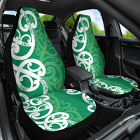 Pounamu Green Maori Car Seat Cover Koru Kowhaiwhai - Polynesian Pride