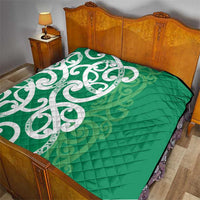 Pounamu Green Maori Quilt Koru Kowhaiwhai - Polynesian Pride