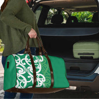 Pounamu Green Maori Travel Bag Koru Kowhaiwhai LT7 - Polynesian Pride