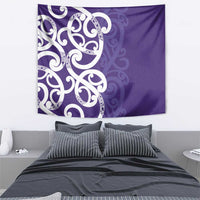 Violet Green Maori Tapestry Koru Kowhaiwhai LT7 - Polynesian Pride