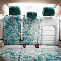 Paua Shell Maori Back Car Seat Cover Koru Kowhaiwhai - Polynesian Pride